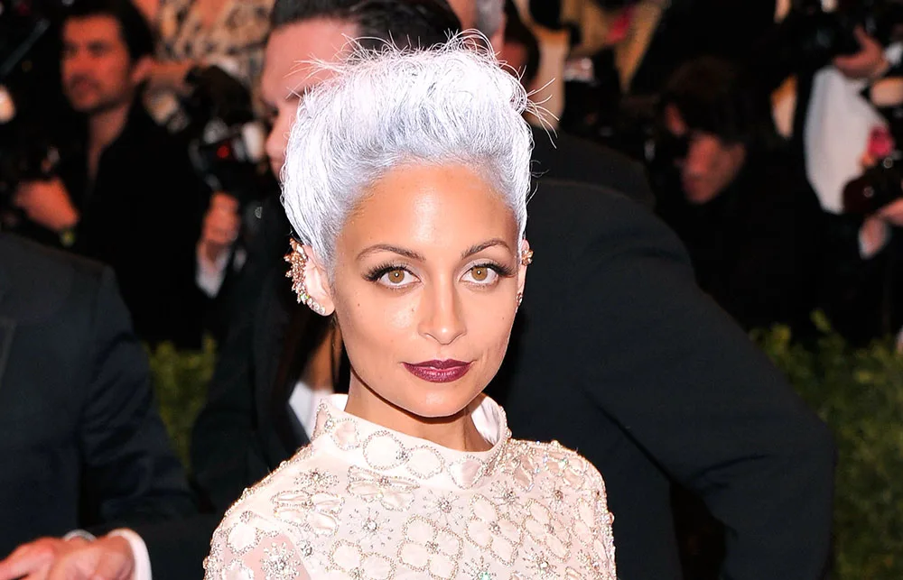 nicole richie grey hair