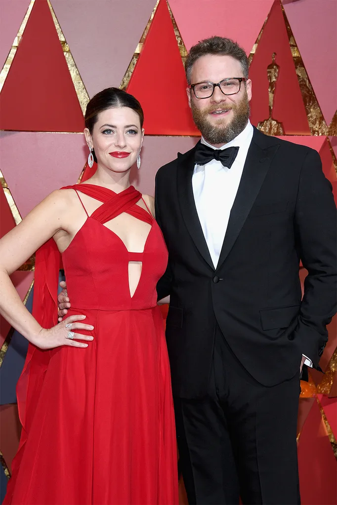 Seth Rogan and Lauren Miller