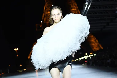 Saint Laurent Just Held A Runway Show Under The Eiffel Tower