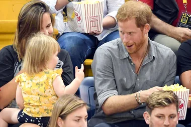 These Photos Of A Toddler Stealing Prince Harry’s Popcorn Will Make Your Day