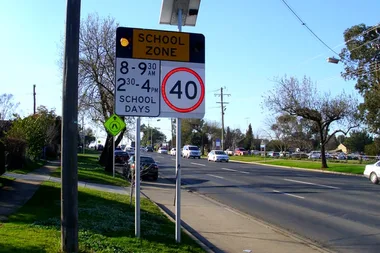 How many ways can you be booked in a school zone?