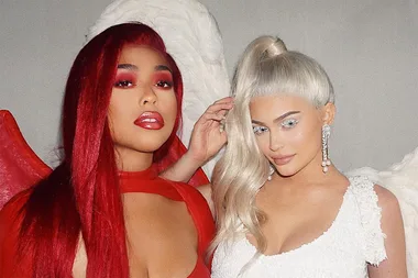 Kylie Jenner Dresses As An Angel For Halloween