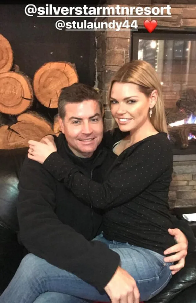 Sophie Monk and Stu Laundy