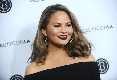Chrissy Teigen Just Showed Off Her Baby Bump In The Most Adorable Family Photo