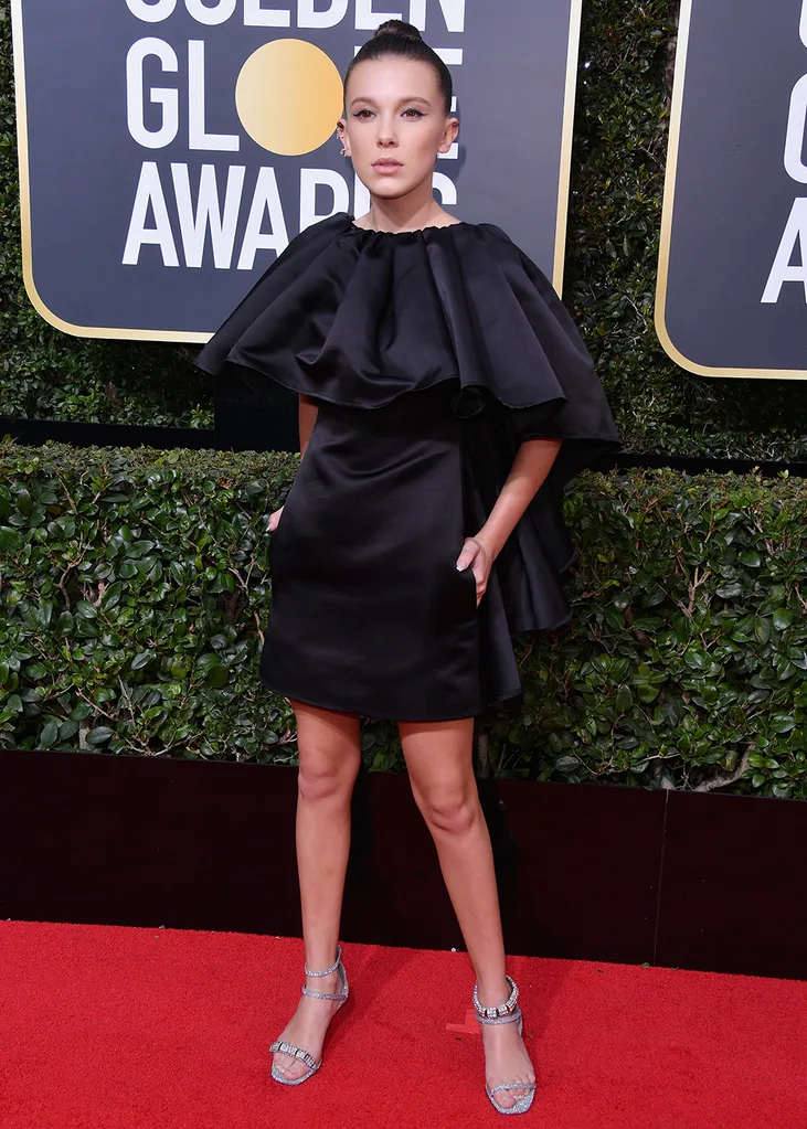 millie bobby brown golden globes