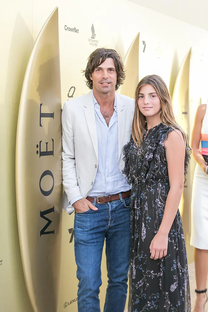 Nacho Figueras with daughter Aurora