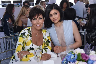 Kris Jenner Shares A Photo Of Pregnant Kylie Jenner From Her Love Magazine Photoshoot