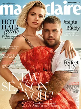 jesinta buddy franklin marie claire cover