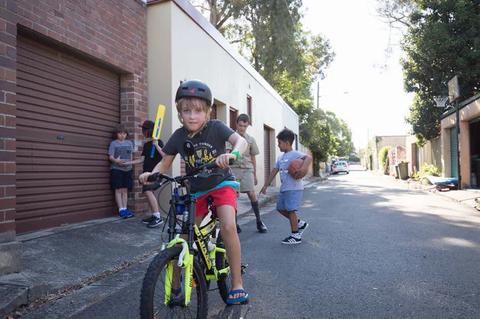 Child on a bike