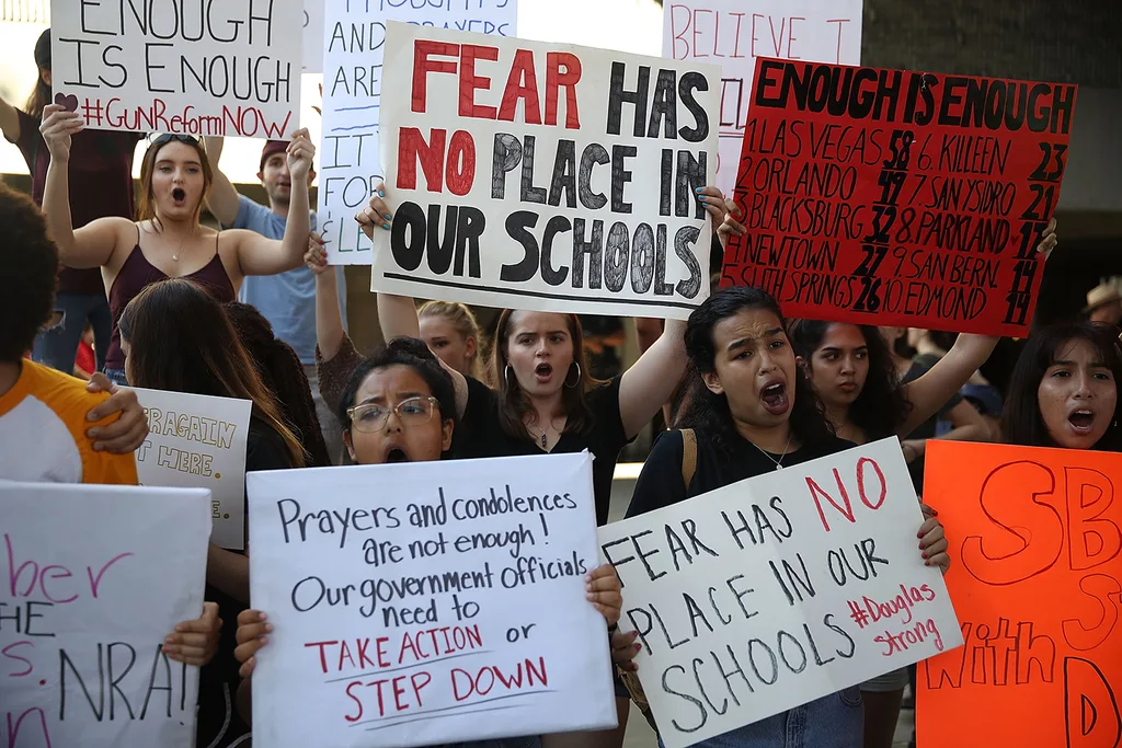 florida school shooting protest march