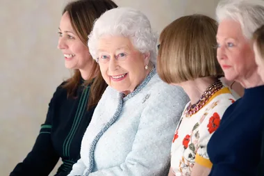 Yes, That’s The Queen Of England Sitting Front Row At London Fashion Week