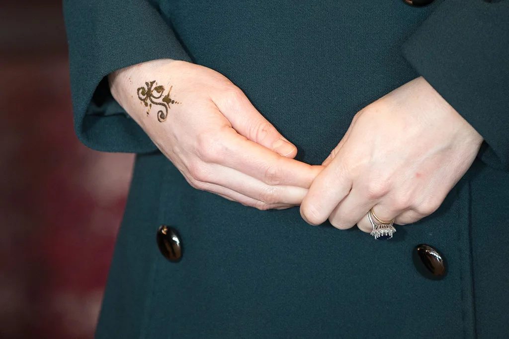 kate middleton henna tattoo