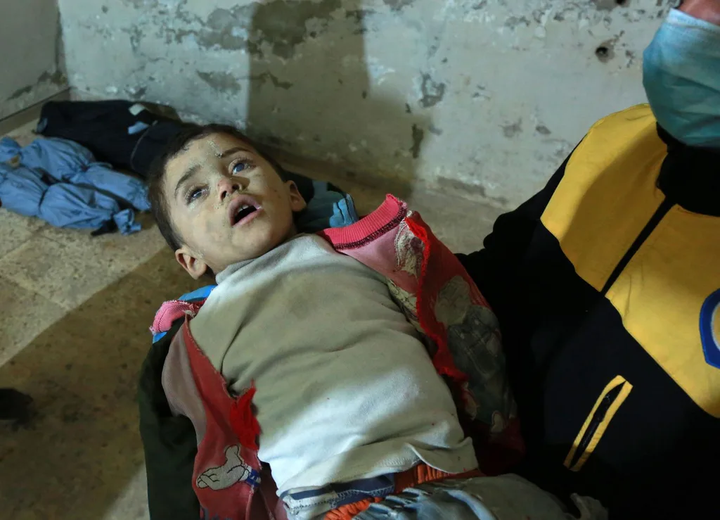 Syrian chemical attack children