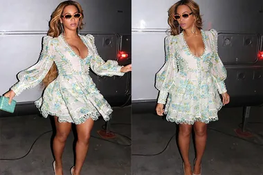 Beyoncé Just Posted 9 Photos Of Her In A Floral Zimmermann Dress