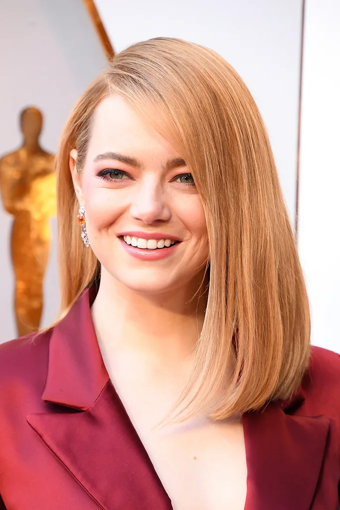 emma stone oscars hair makeup