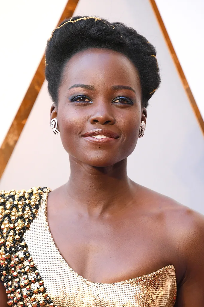 lupita nyong'o oscars 2018 beauty