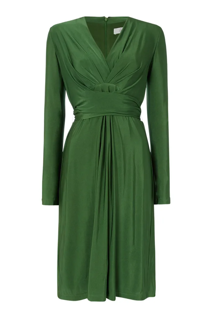 issa kate wrap tie dress