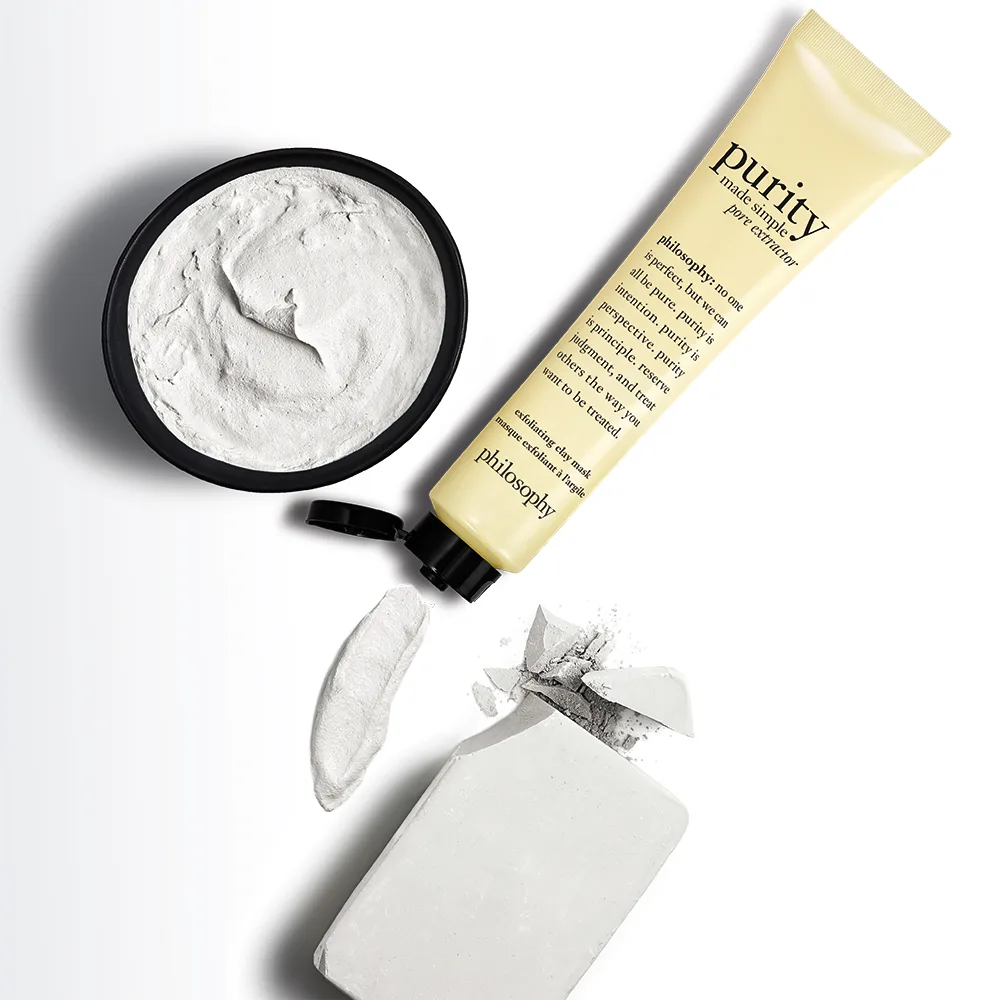 philosophy purity exfoliating clay face mask