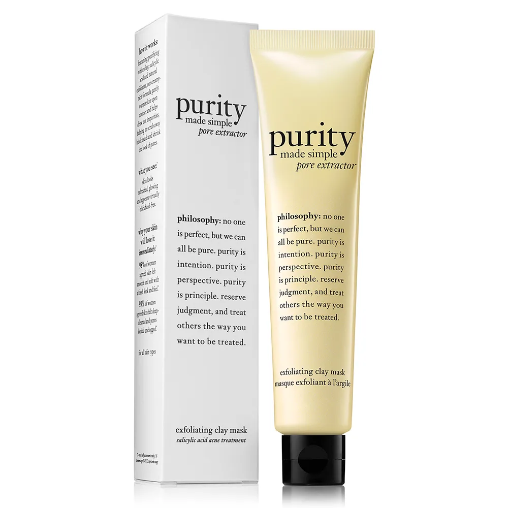 purity exfoliating clay mask