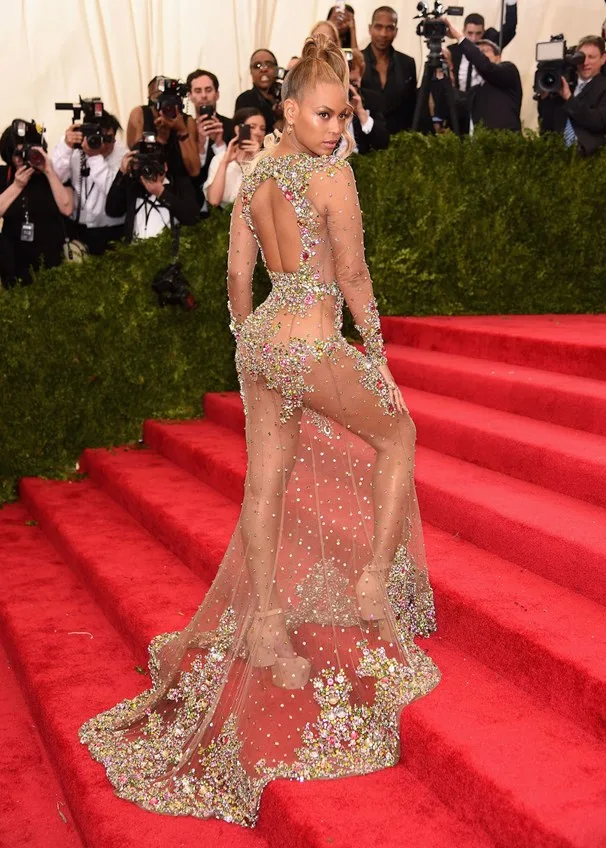 Beyonce at the met gala in givenchy dress