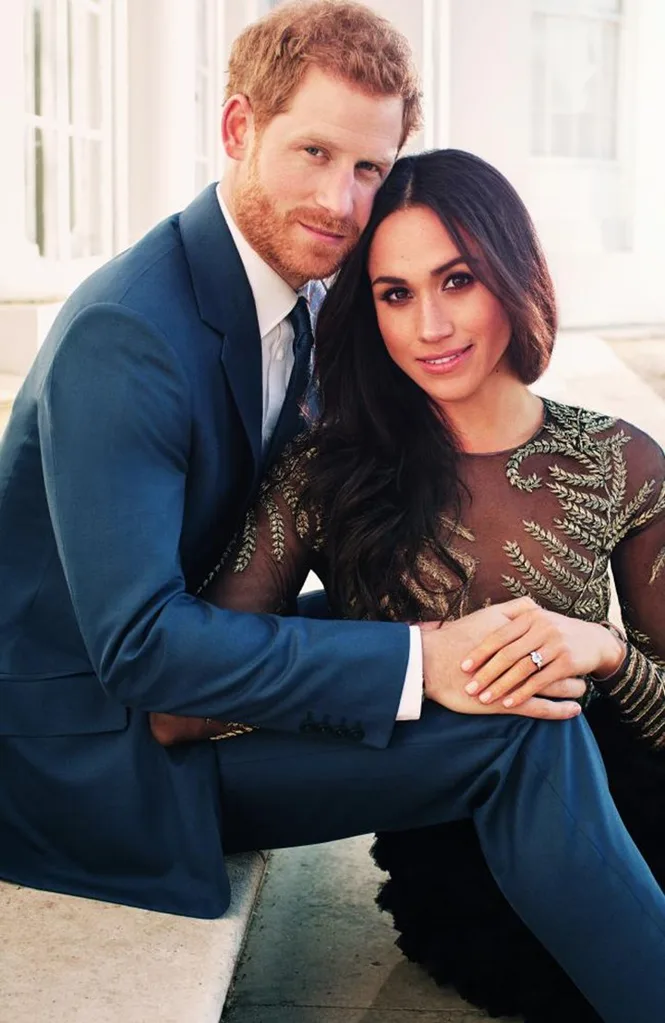 prince harry meghan markle engagement portrait