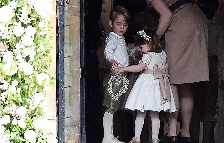 prince george princess charlotte wedding