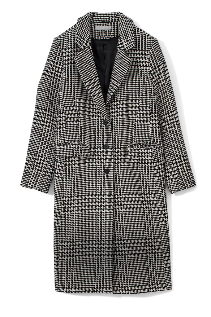 hm tartan coat