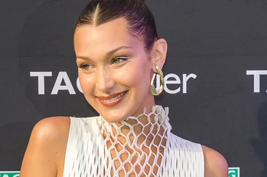 Bella Hadid Steps Out Wearing A Daring Dion Lee Dress In Monaco