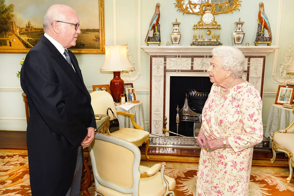 george brandis the queen