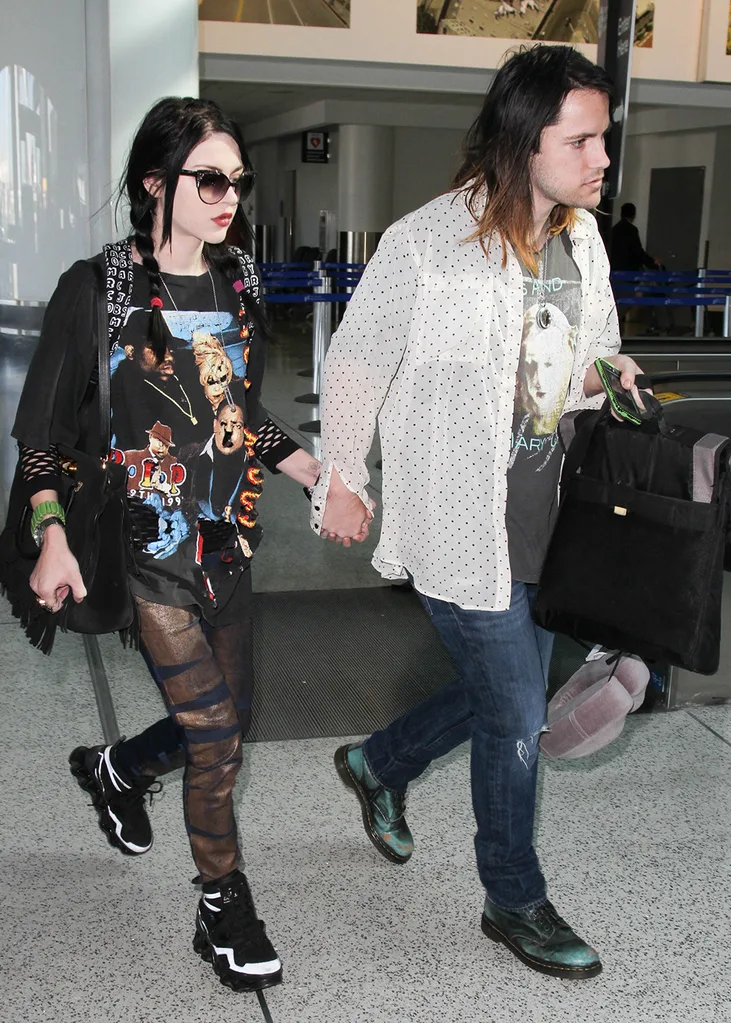 FRANCES COBAIN AND NOW EX-HUSBAND ISAIAH SILVA