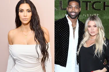 Kim Kardashian Just Videoed Herself With Khloe And Tristan
