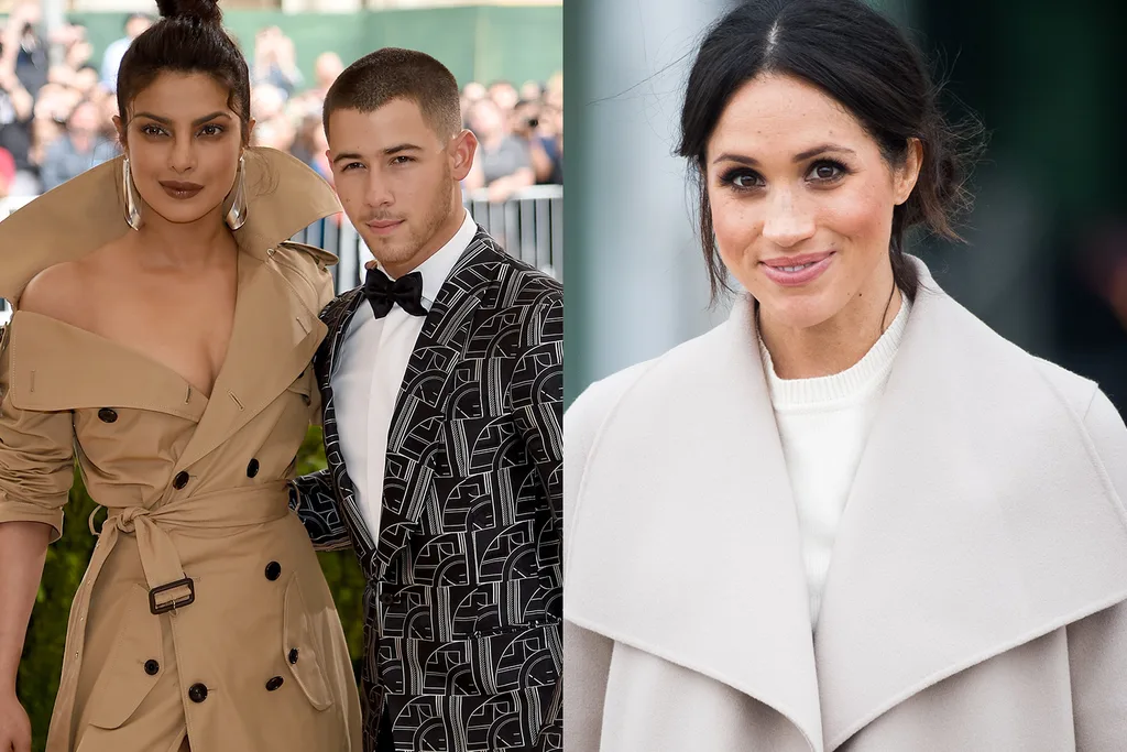 Priyanka Chopra, Nick Jonas and Meghan Markle