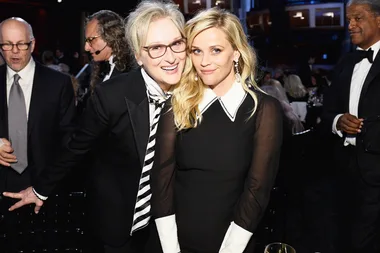 There’s A Photo Of Reese Witherspoon Throwing An Ice Cream At Meryl Streep’s Head