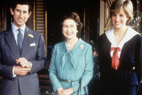 Pirnce Charles, Queen Elizabeth and Princess Diana