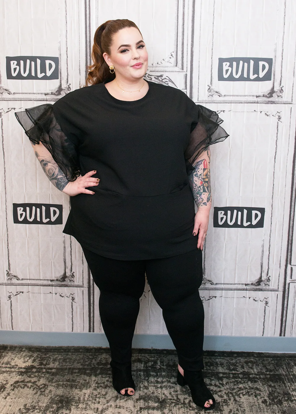 Plus size model Tess Holliday.