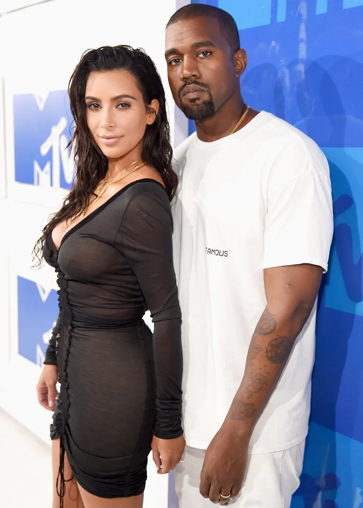 Kim Kardashian and Kanye West