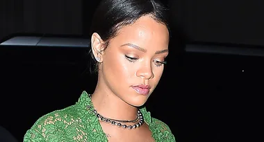 Rihanna Steps Out In Another Bold Sheer Dress