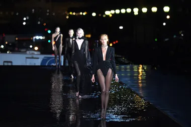 All The Highlights From Saint Laurent’s Mesmerising Paris Fashion Week Show