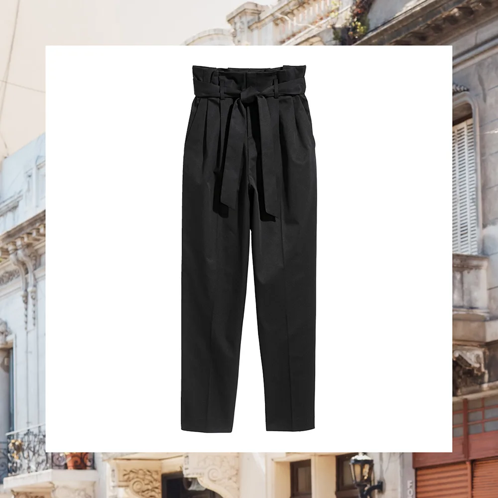 h&M black trousers