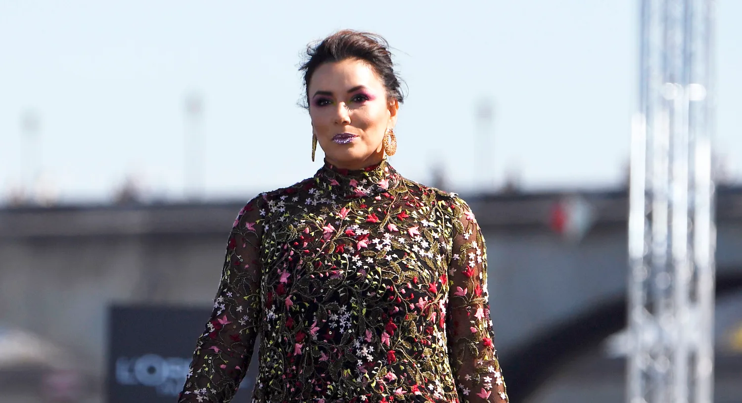 Eva Longoria Walks The Runway During Paris Fashion Week Just 3 Months After Giving Birth