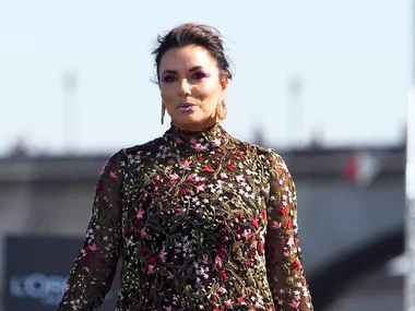 Eva Longoria Walks The Runway During Paris Fashion Week Just 3 Months After Giving Birth