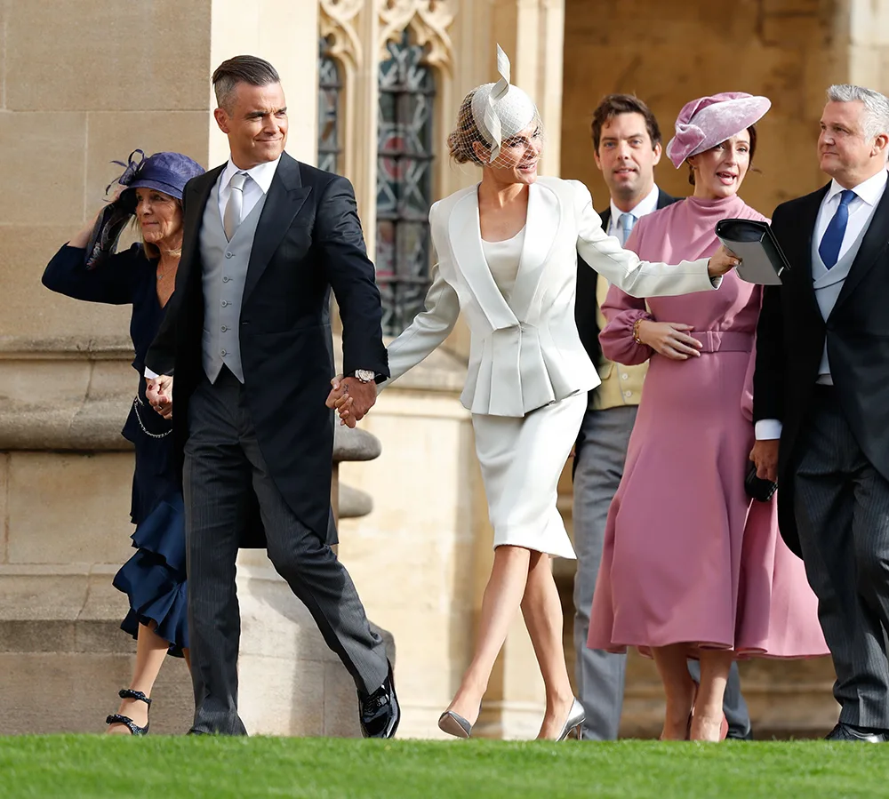 Robbie Williams and Ayda Field