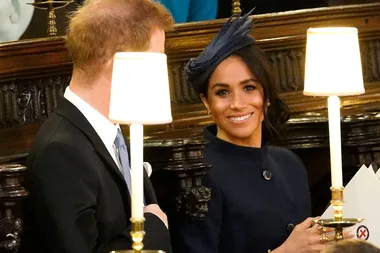 Meghan Markle And Prince Harry Arrive For Princess Eugenie’s Wedding