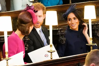Kate Middleton And Meghan Markle Had The Cutest Reaction To Seeing Princess Eugenie’s Wedding Dress