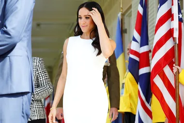 Meghan Markle Steps Out For The First Time Since Announcing Pregnancy