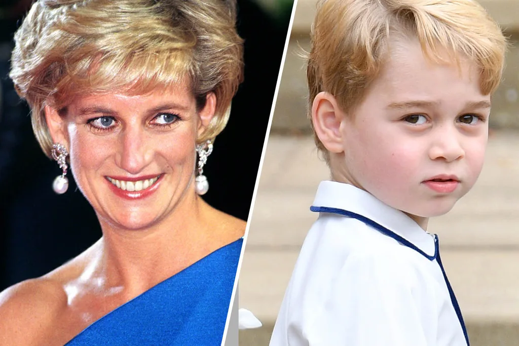 Diana and Prince George