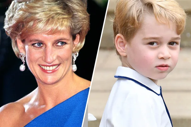 Diana and Prince George