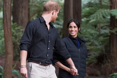 Prince Harry Took The Cutest Photo Of Meghan Markle Cradling Her Baby Bump