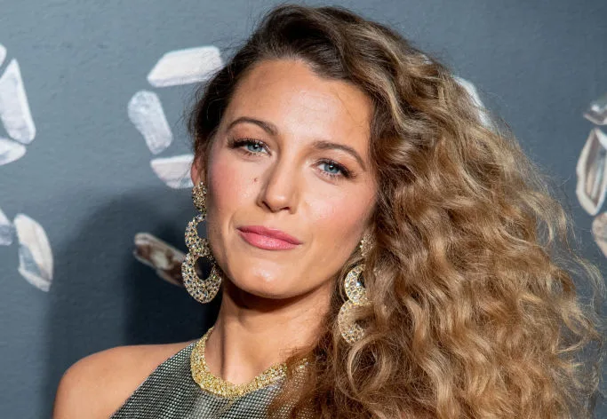 Blake Lively Stuns In Low-Back Chainmail Butterfly Dress At Versace Show