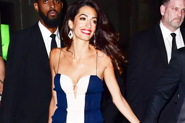Amal Clooney Just Wore The Most Stunning Sheer Gown